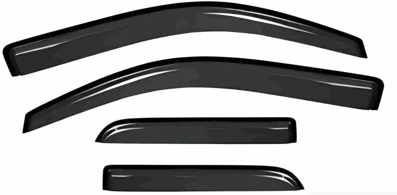 4pcs smoke window visor rain guards set for Chevy Silverado GMC Sierra Extended Cab