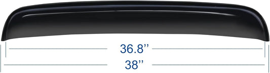 38 inch universal sunroof wind deflector size chart with 36.8 inch body length