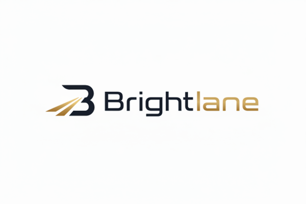 Brightlane Logo Pure White
